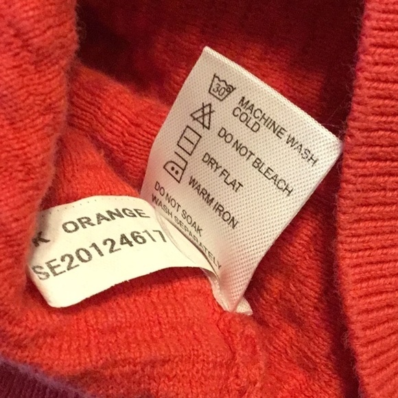 Padini 1/4 zip long sleeve top Womans large dark heavier weight reddish orange - Picture 8 of 10